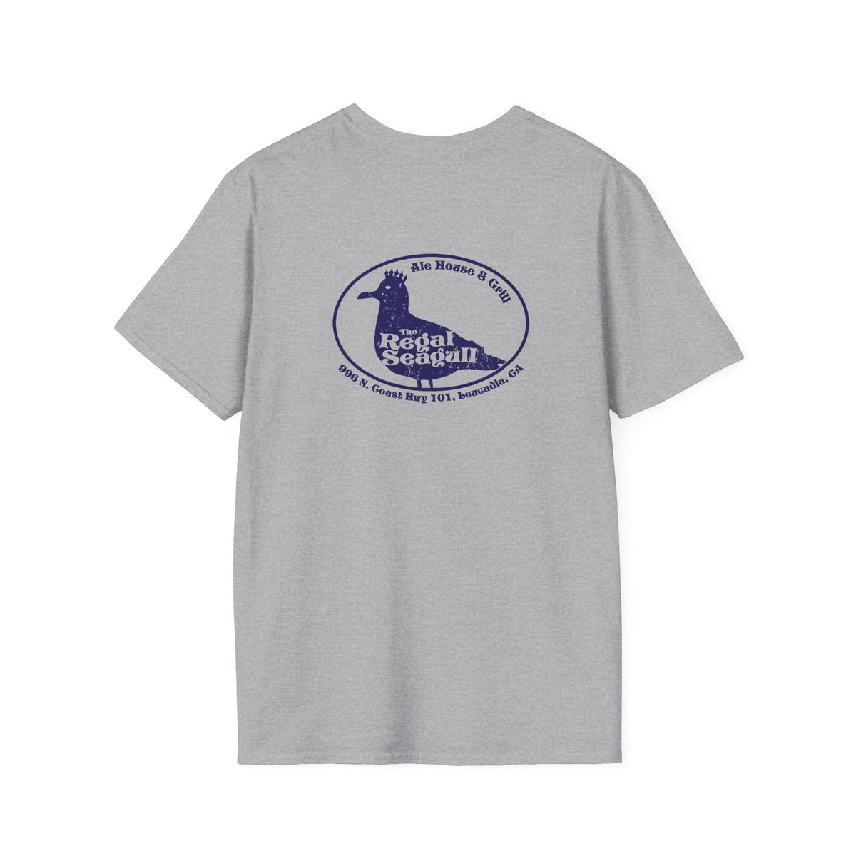 The Regal Seagull T-Shirt — Coastal Pub Logo Tee