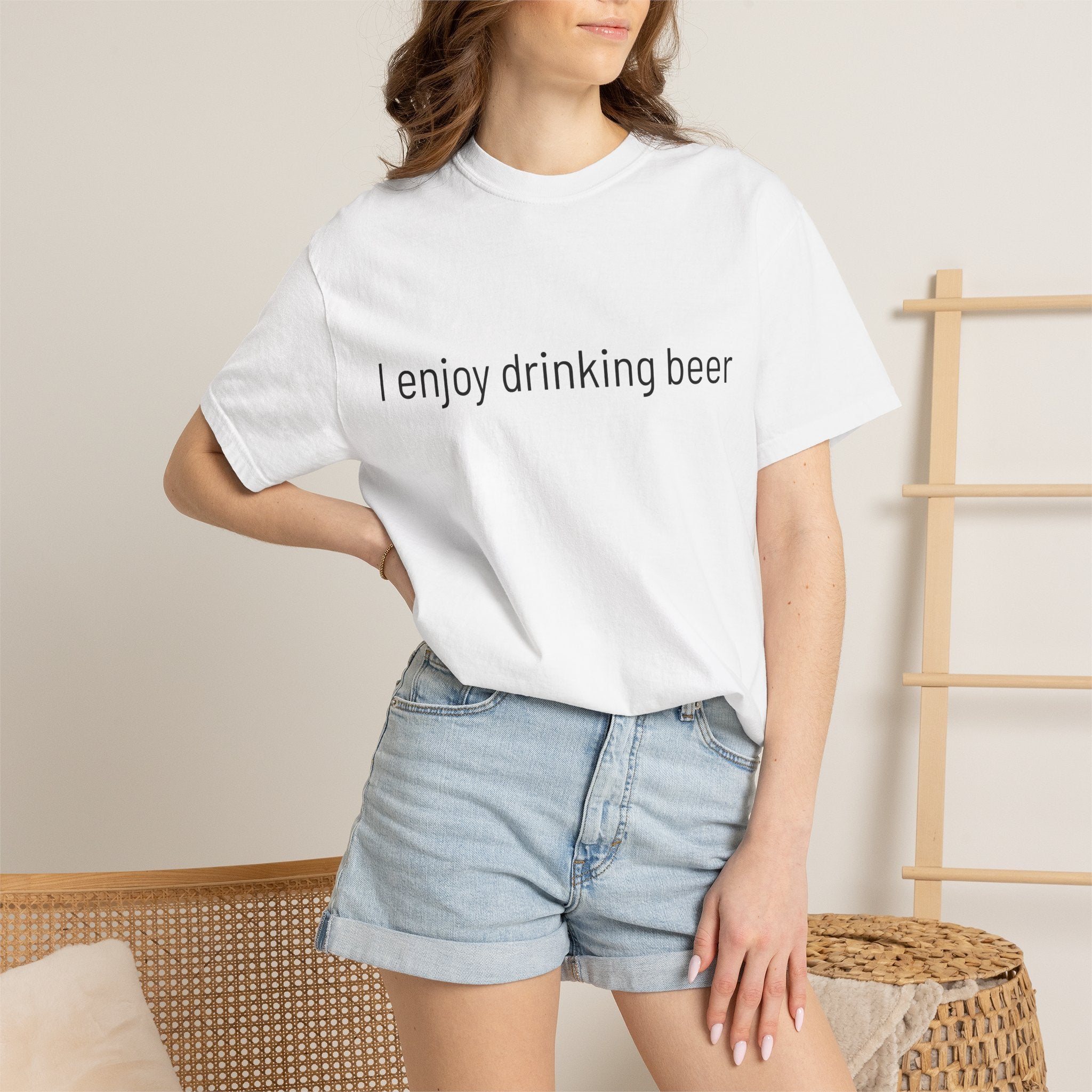 I Enjoy Drinking Beer T-Shirt — Regal Seagull Alehouse & Grill Logo Tee