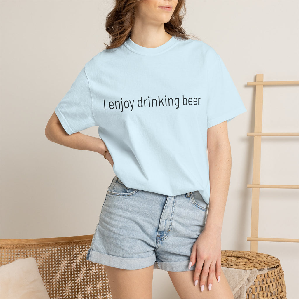 I Enjoy Drinking Beer T-Shirt — Regal Seagull Alehouse & Grill Logo Tee
