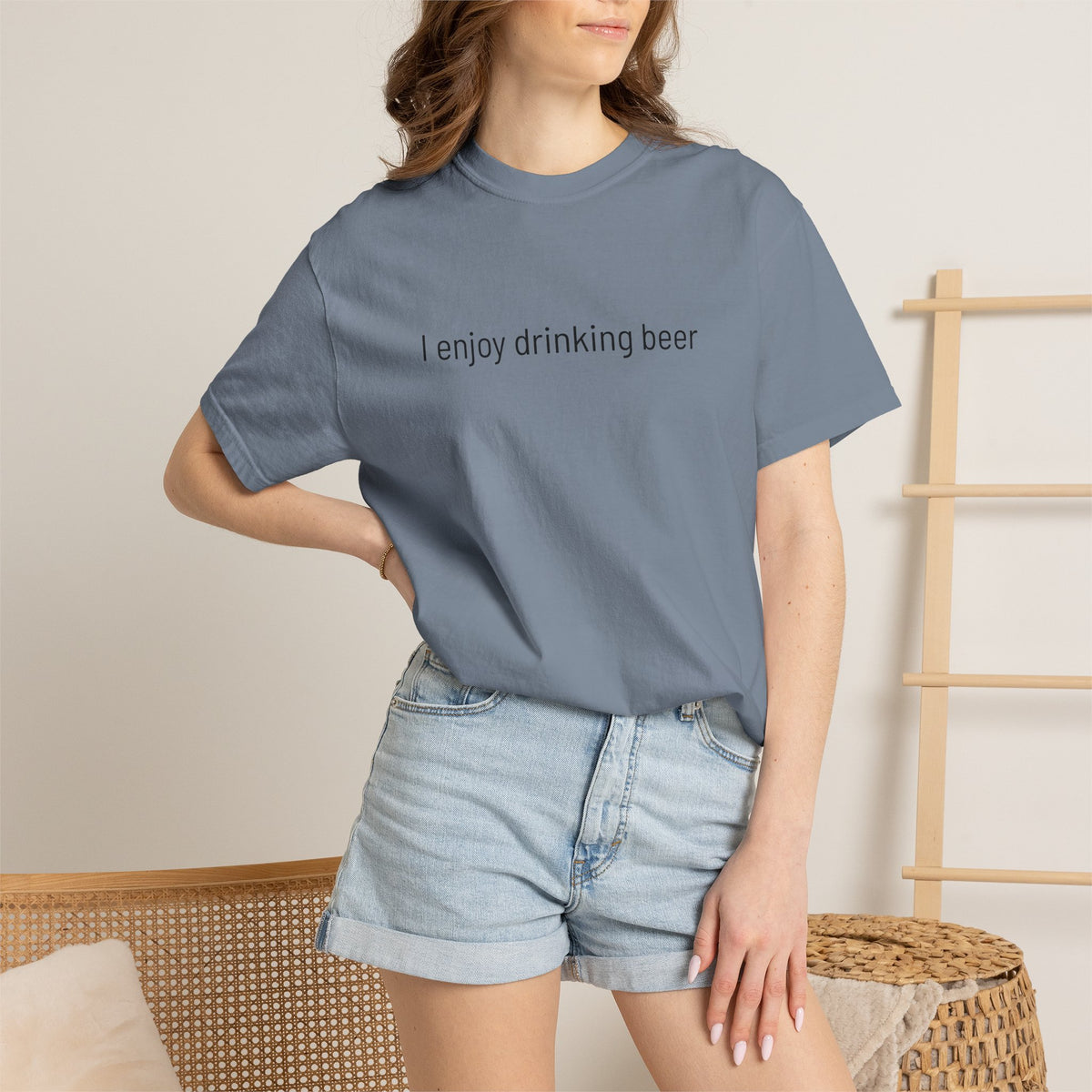 I Enjoy Drinking Beer T-Shirt — Regal Seagull Alehouse & Grill Logo Tee
