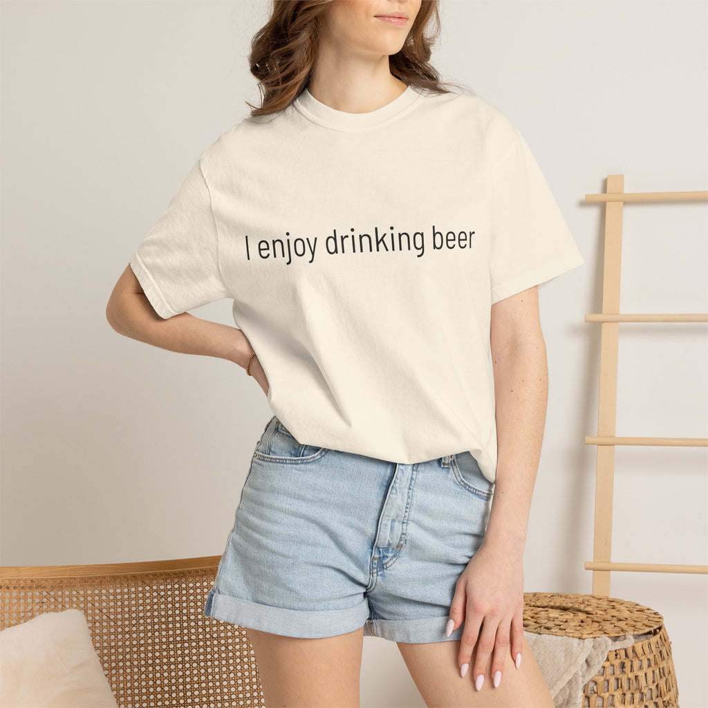 I Enjoy Drinking Beer T-Shirt — Regal Seagull Alehouse & Grill Logo Tee