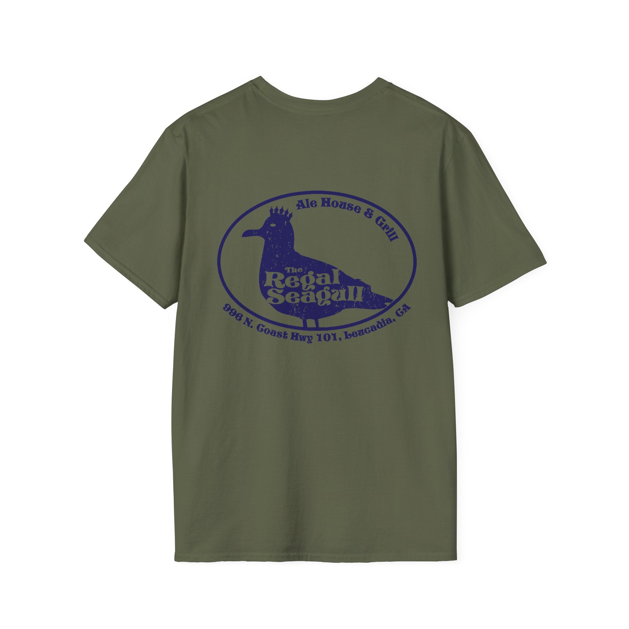 The Regal Seagull T-Shirt — Coastal Pub Logo Tee