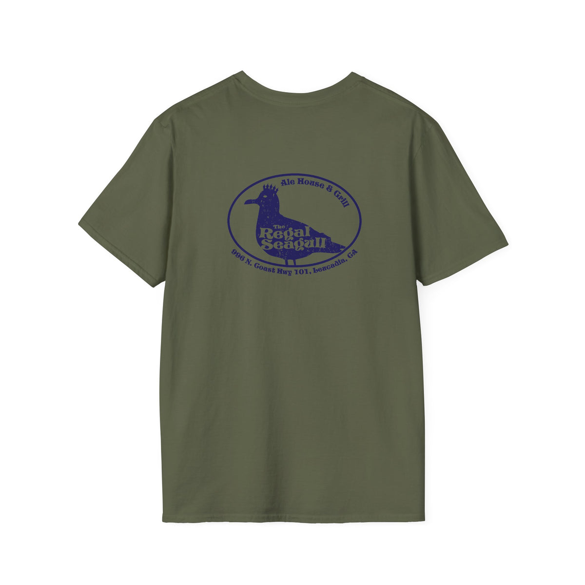 The Regal Seagull T-Shirt — Coastal Pub Logo Tee