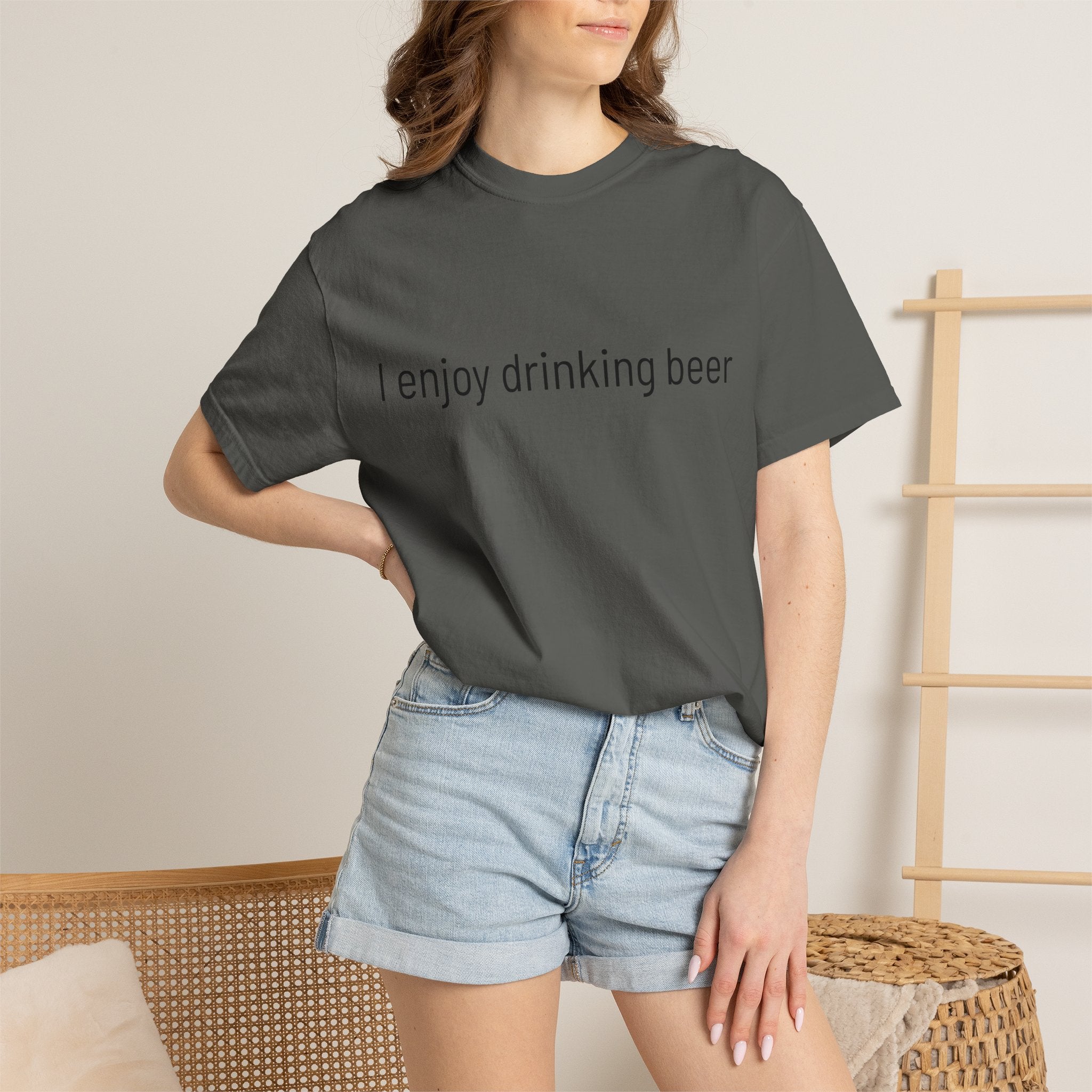 I Enjoy Drinking Beer T-Shirt — Regal Seagull Alehouse & Grill Logo Tee