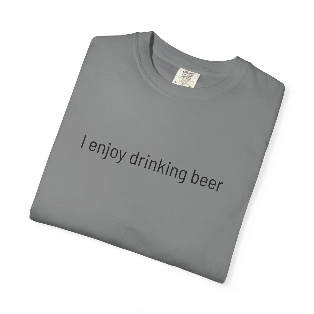 I Enjoy Drinking Beer T-Shirt — Regal Seagull Alehouse & Grill Logo Tee