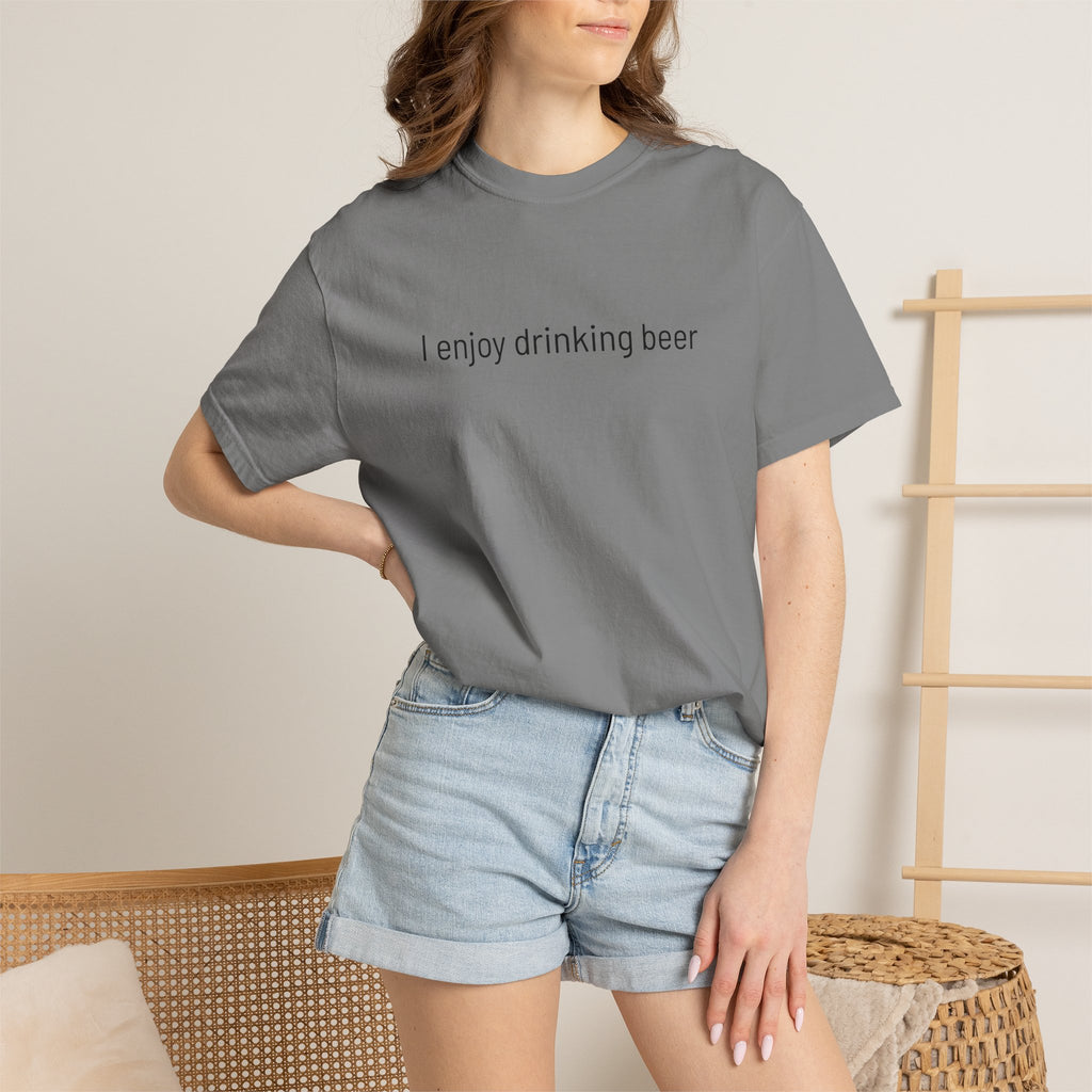 I Enjoy Drinking Beer T-Shirt — Regal Seagull Alehouse & Grill Logo Tee