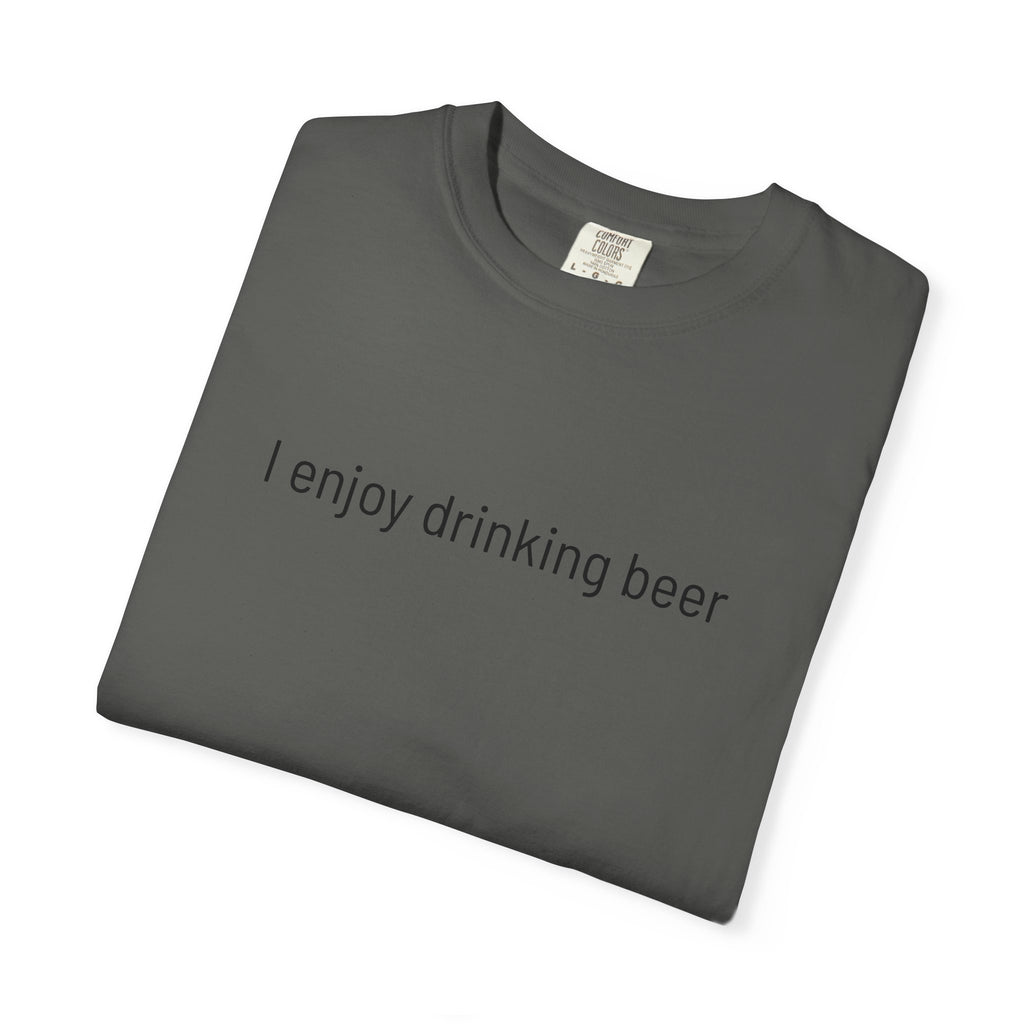 I Enjoy Drinking Beer T-Shirt — Regal Seagull Alehouse & Grill Logo Tee