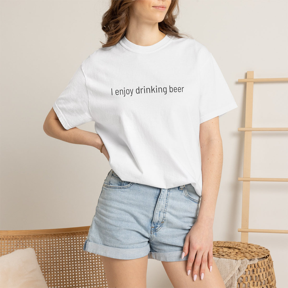 I Enjoy Drinking Beer T-Shirt — Regal Seagull Alehouse & Grill Logo Tee