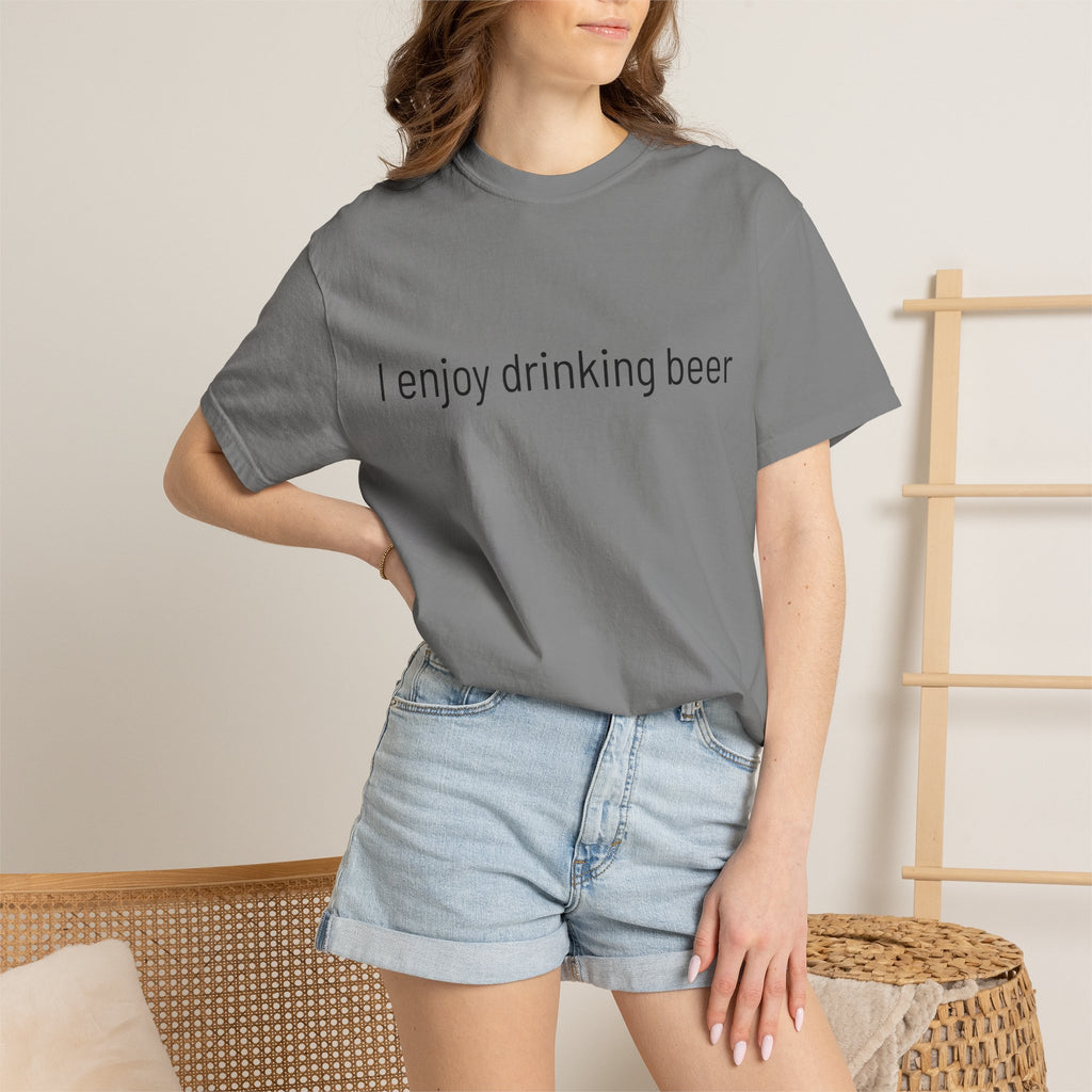 I Enjoy Drinking Beer T-Shirt — Regal Seagull Alehouse & Grill Logo Tee