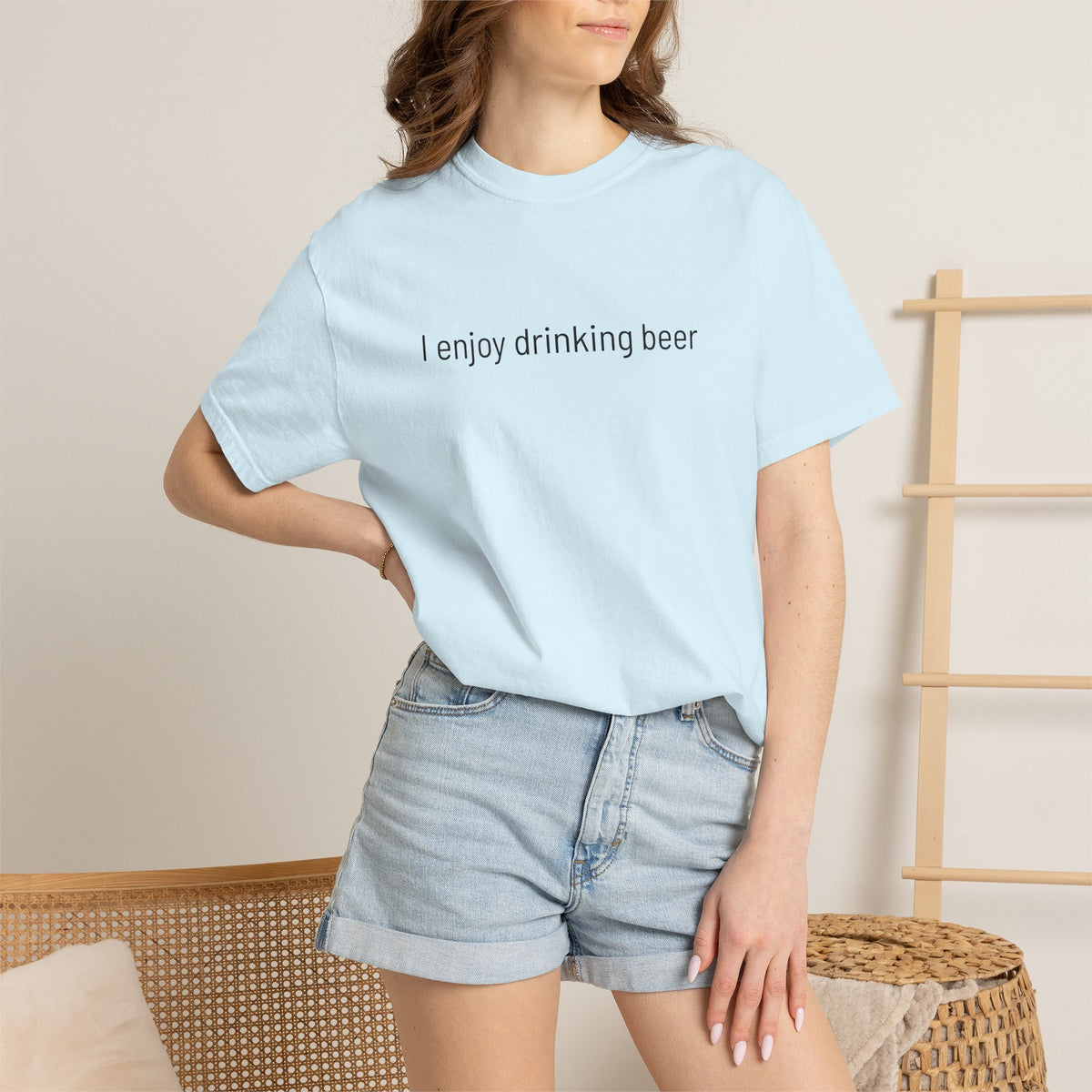 I Enjoy Drinking Beer T-Shirt — Regal Seagull Alehouse & Grill Logo Tee