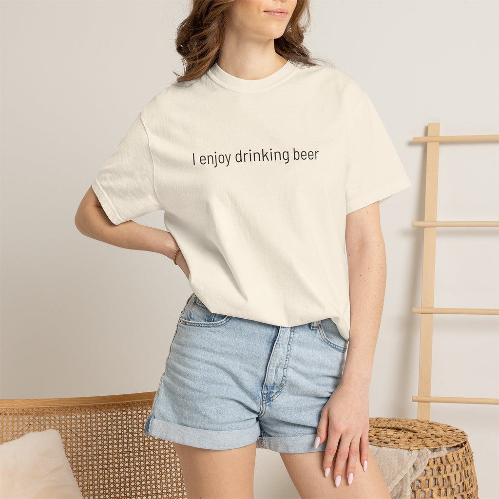 I Enjoy Drinking Beer T-Shirt — Regal Seagull Alehouse & Grill Logo Tee